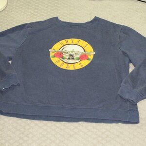 Guns N Roses Unisex XL Blue Sweatshirt EUC!